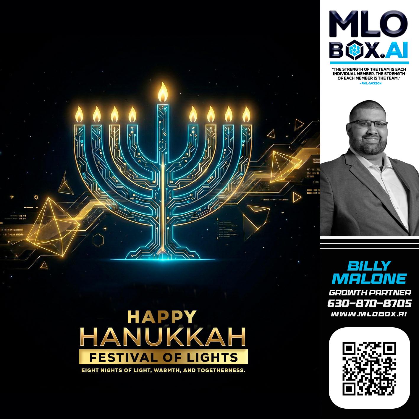 happy Hanukkah - Billy Malone -Loan Officer