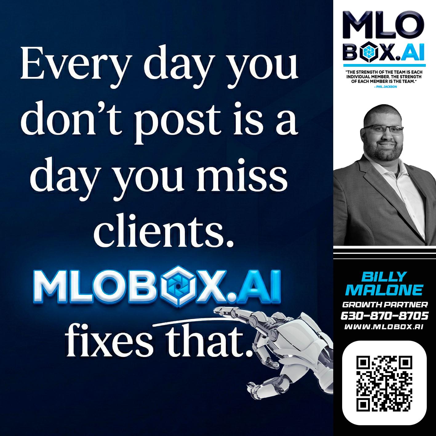everyday - Billy Malone -Loan Officer