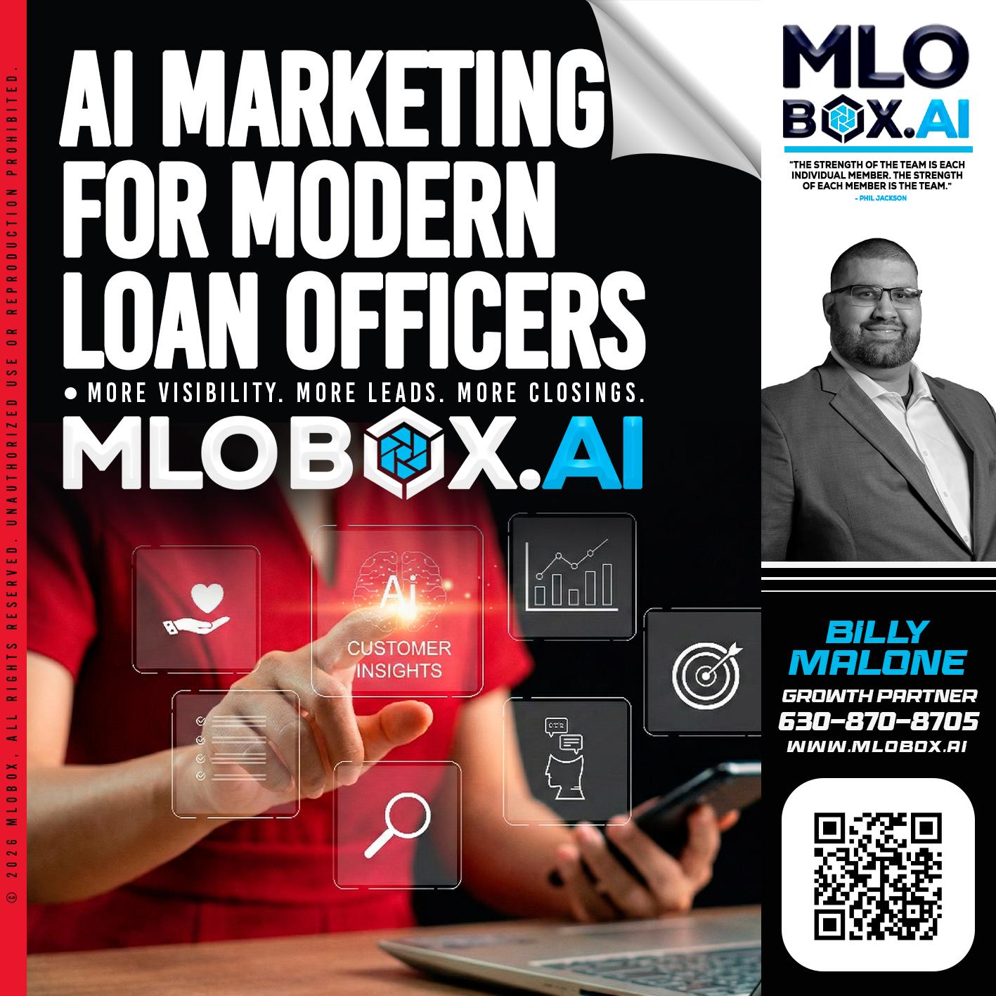 AI MARKETING - Billy Malone -Loan Officer