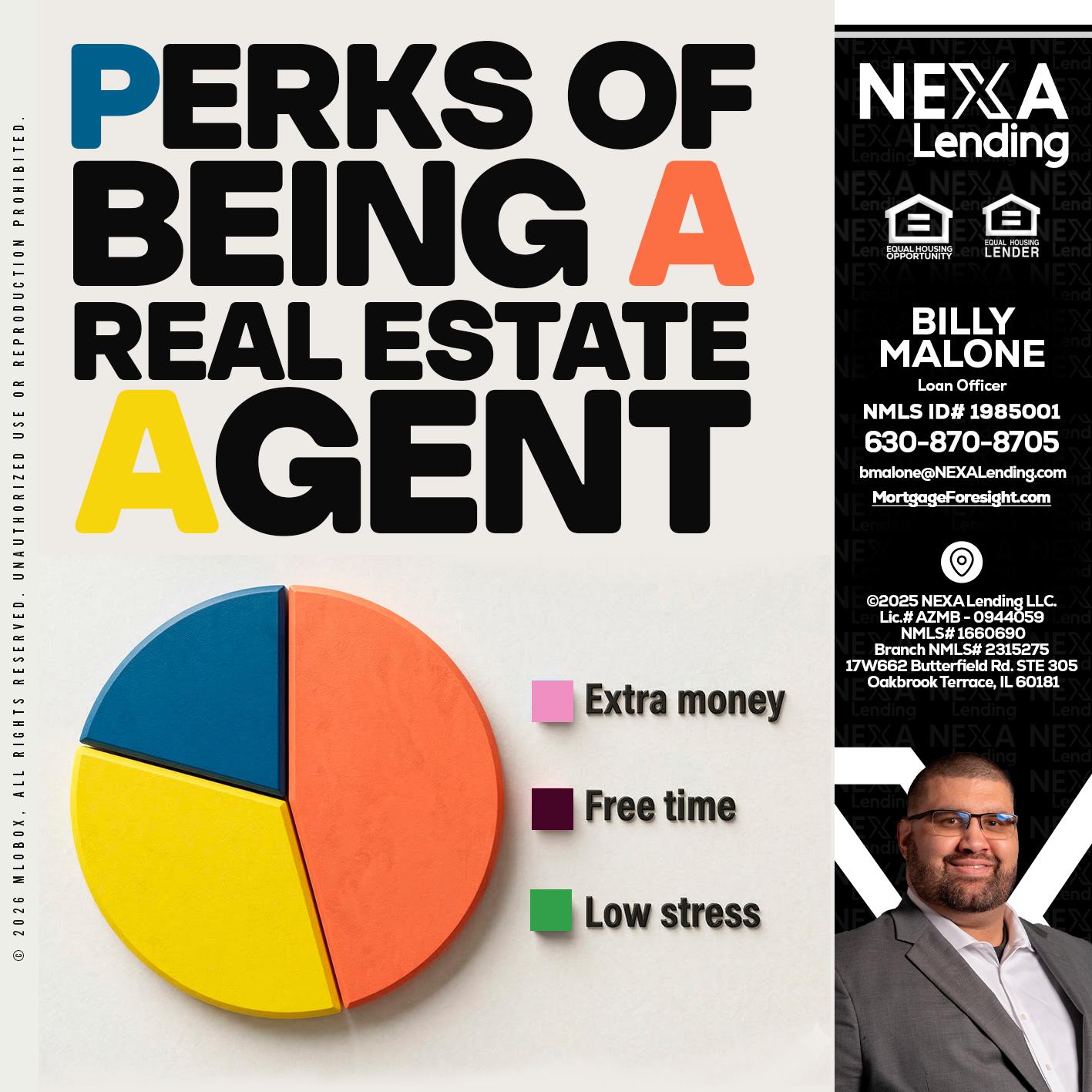 PERKS OF BEING - Billy Malone -Loan Officer