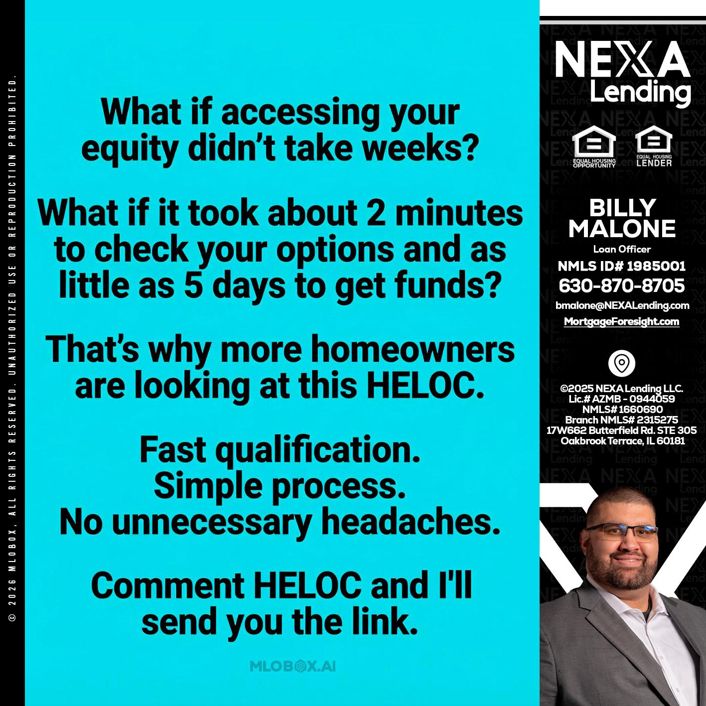 what if - Billy Malone -Loan Officer