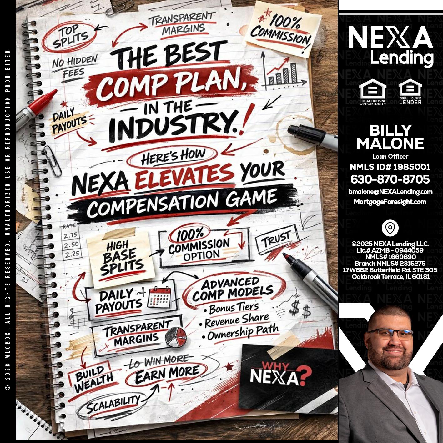 THE BEST COMP - Billy Malone -Loan Officer