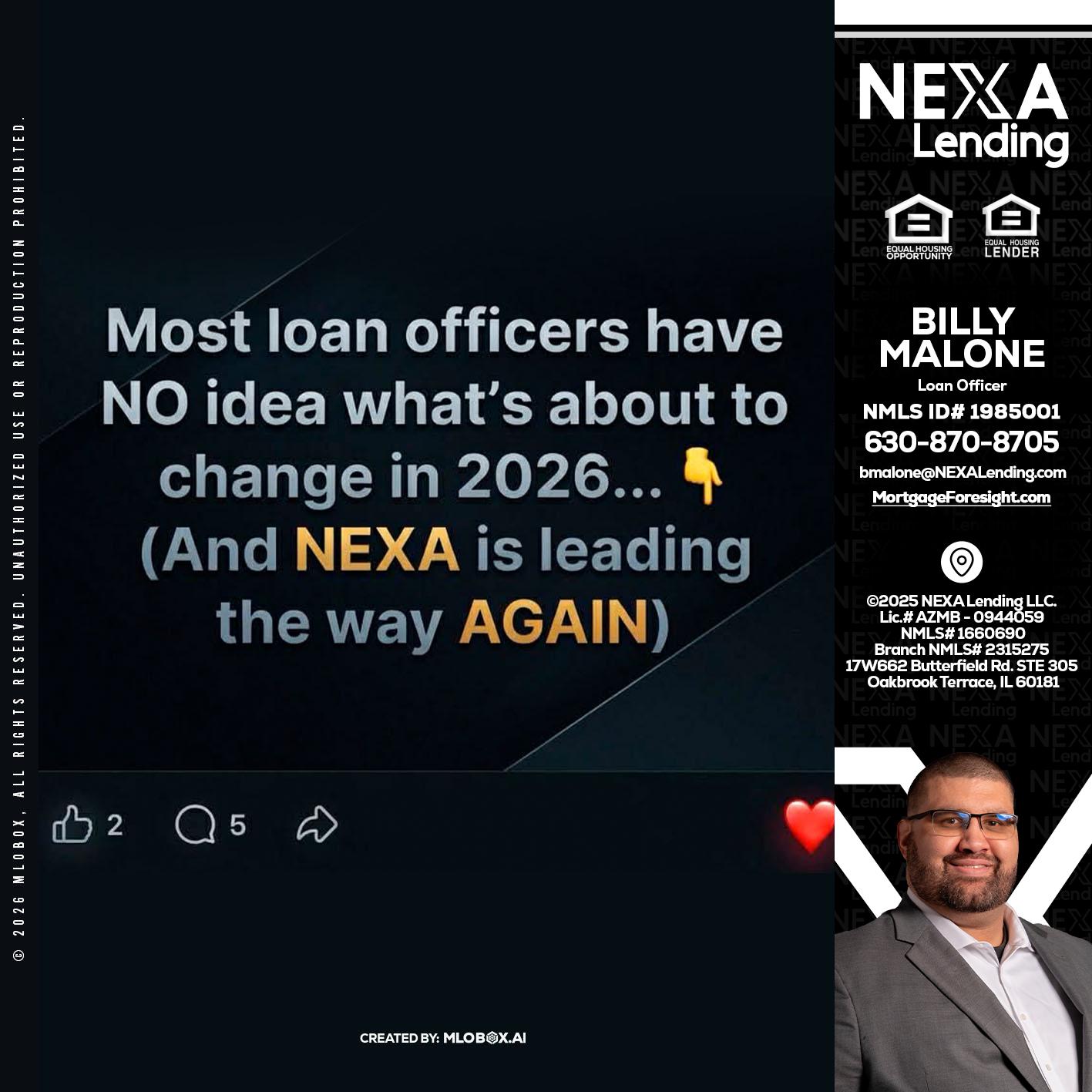 most loan officers - Billy Malone -Loan Officer