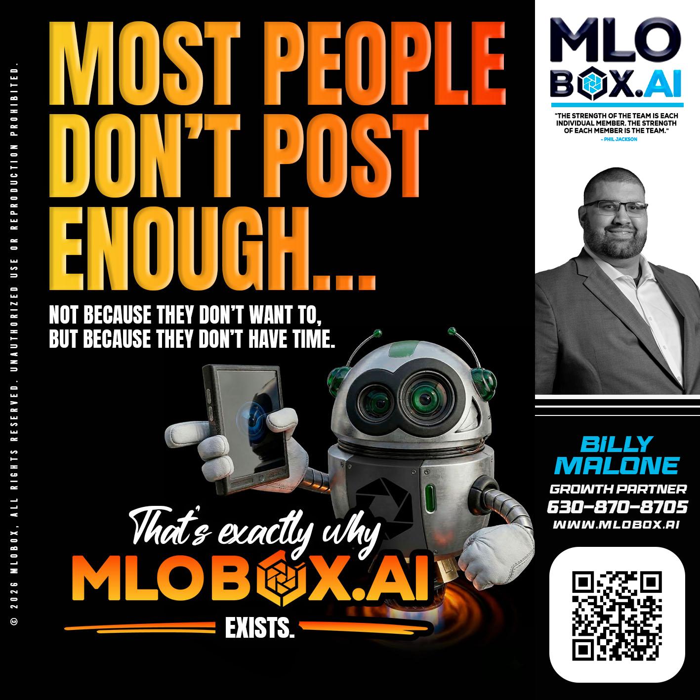most people - Billy Malone -Loan Officer
