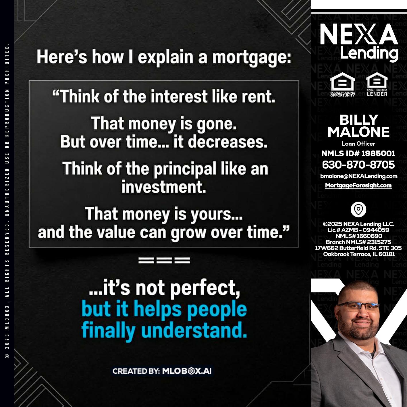 HERES NOW - Billy Malone -Loan Officer