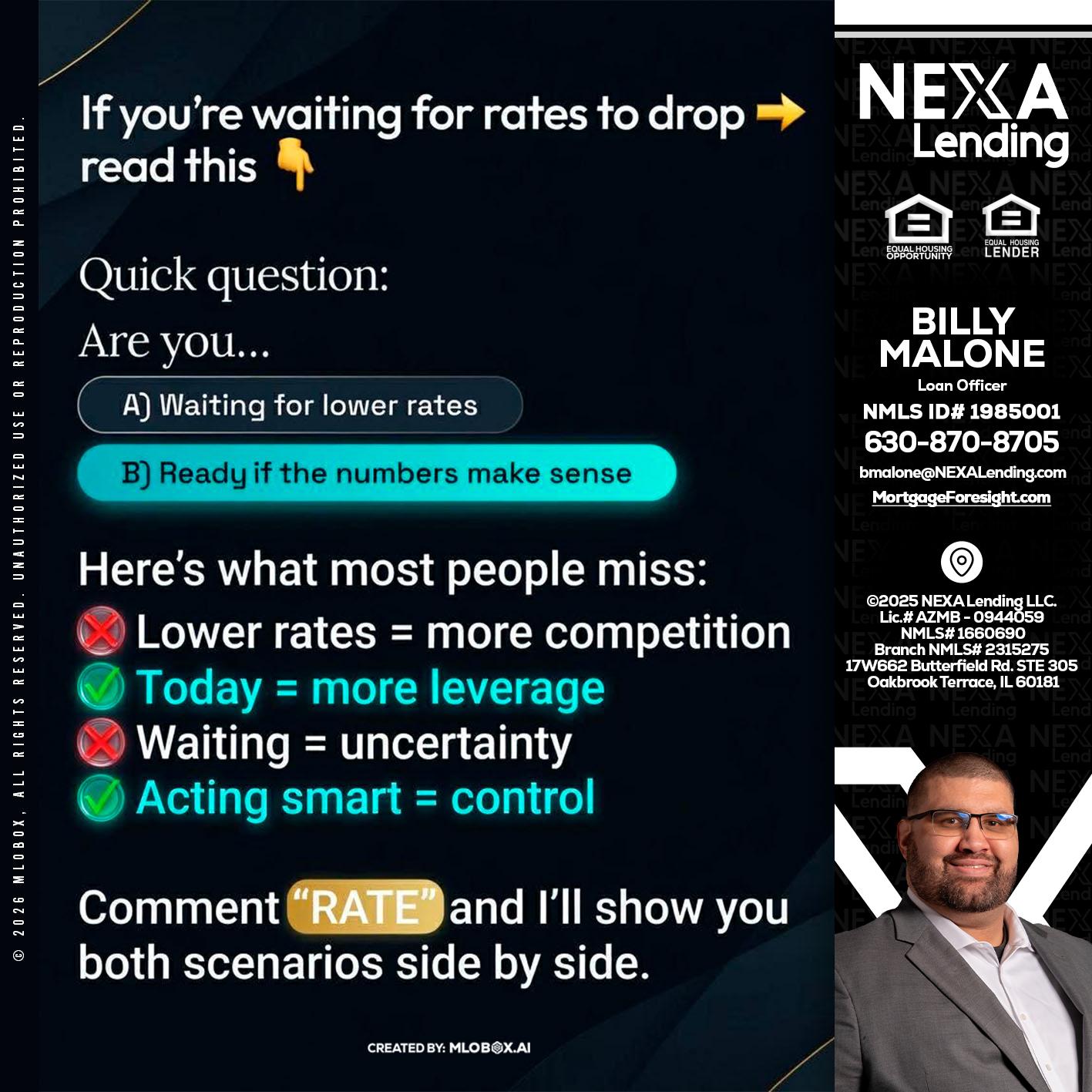 IF YOU ARE - Billy Malone -Loan Officer