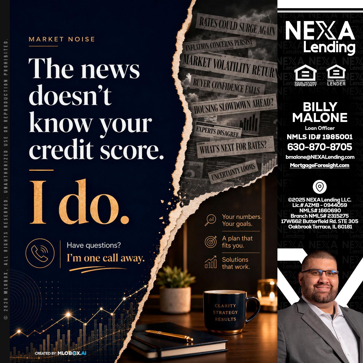MARKET NOISE - Billy Malone -Loan Officer