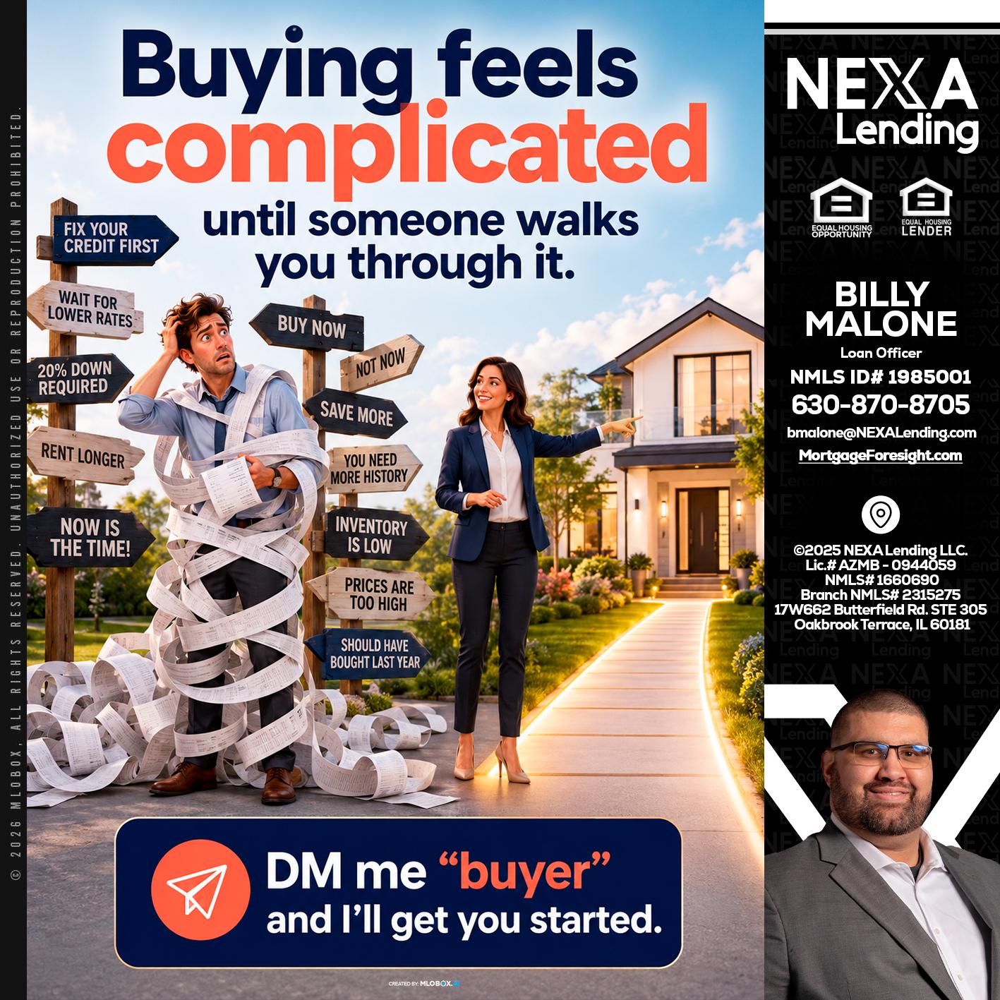buying feels - Billy Malone -Loan Officer